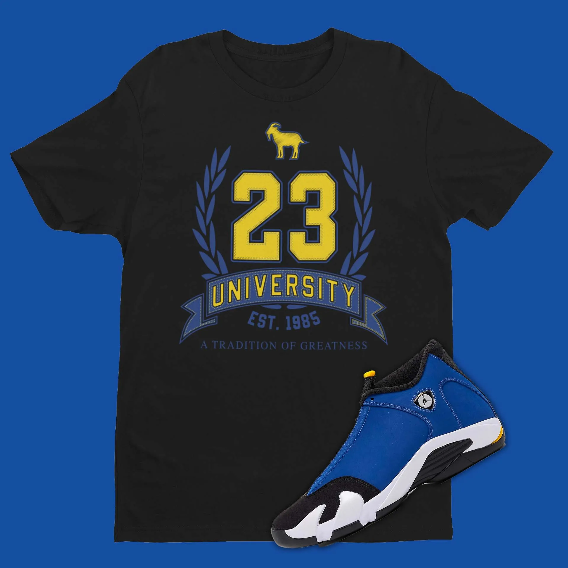 23 University Matching Shirt For Air Jordan 14 Laney