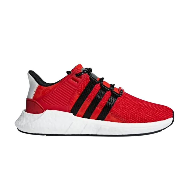 Adidas EQT Support 93/17 'Scarlet' sneakers, red