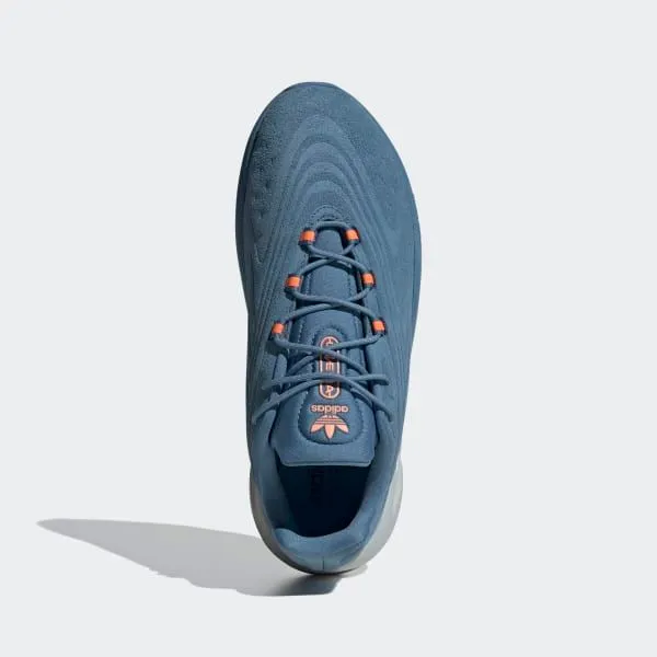 Adidas Men's Ozelia Shoes - Altered Blue / Light Solid Grey / Beam Orange