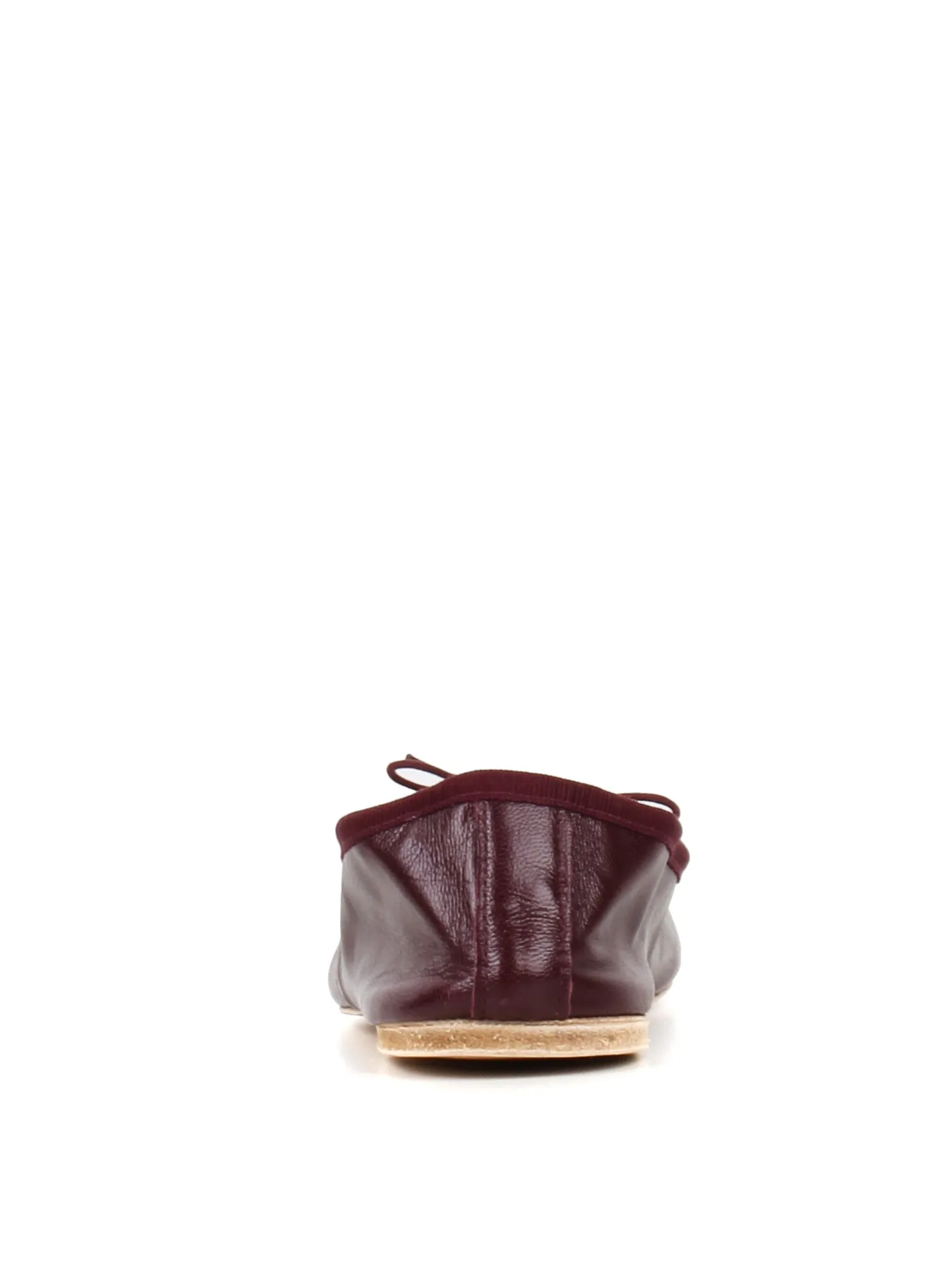 Ballet Flats_Burgundy Leather