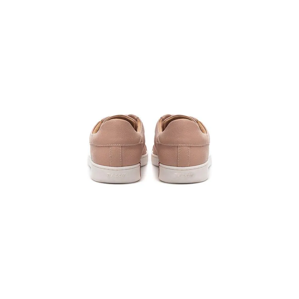 Bally Pink Leather Sneaker