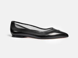 Brera Nappa Black Flats