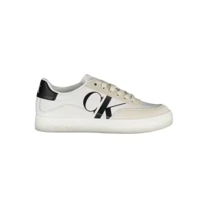 Calvin Klein Eco-Chic White Sneaker with Contrast Details