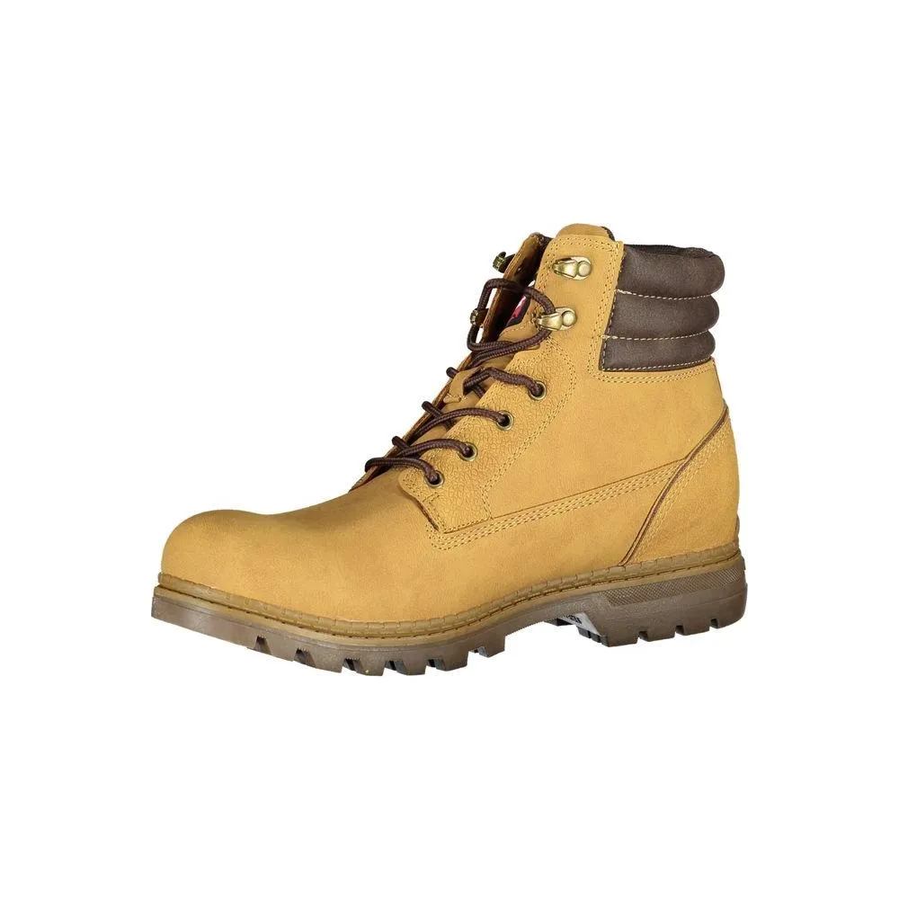 Carrera Trendsetting Yellow Lace-Up Boots