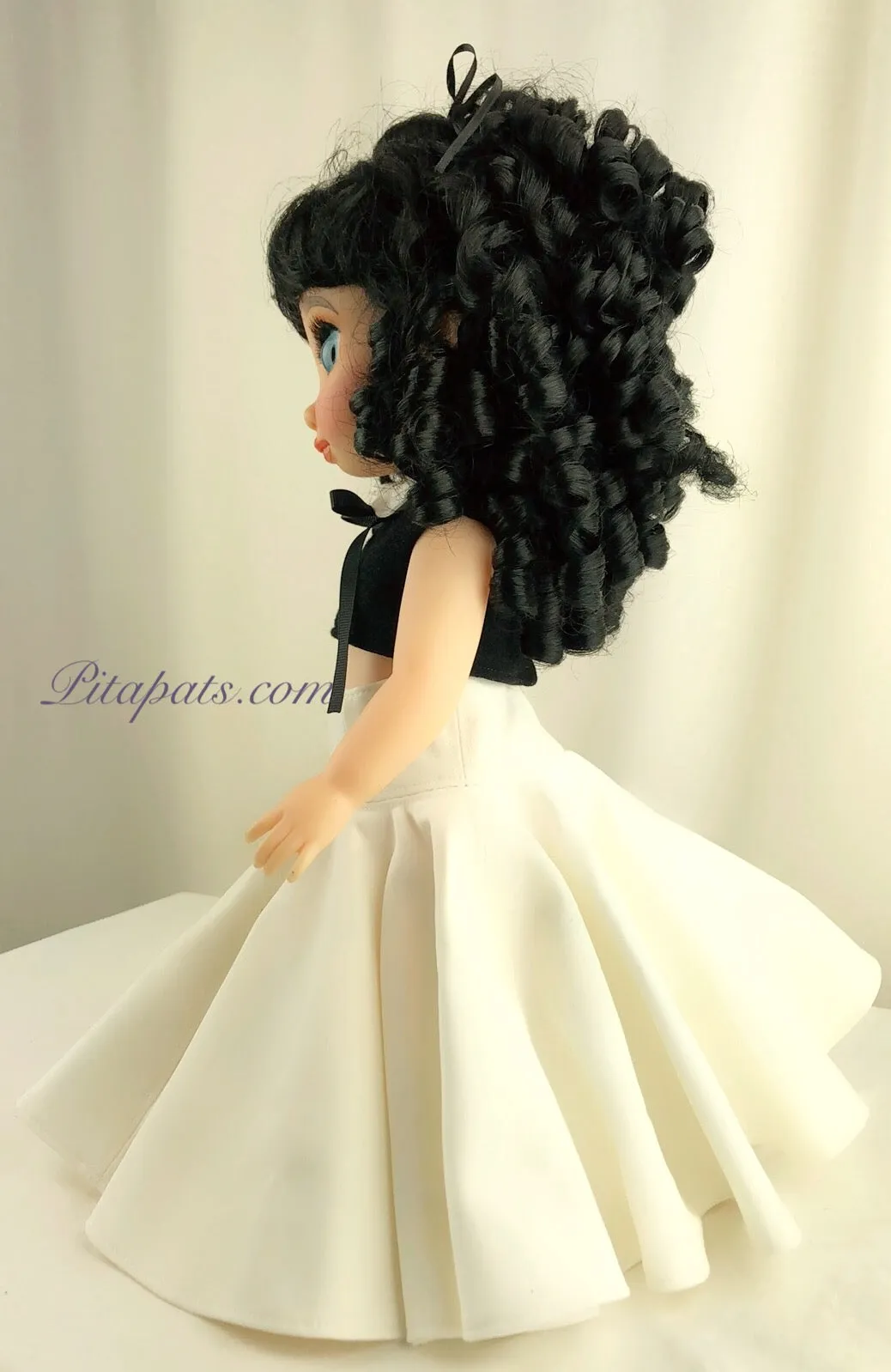 Custom Disney Animator Doll Snow White In Chanel Style dress With New Hair