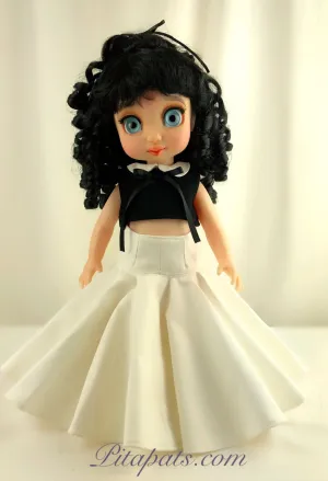 Custom Disney Animator Doll Snow White In Chanel Style dress With New Hair