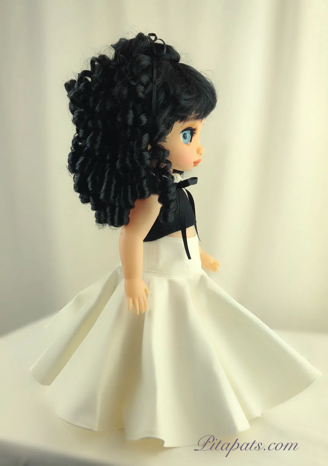 Custom Disney Animator Doll Snow White In Chanel Style dress With New Hair