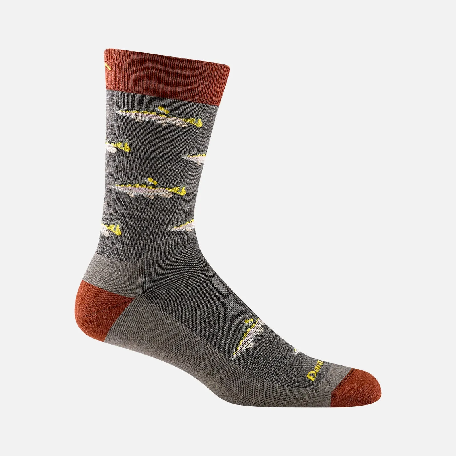 Darn Tough Men's Spey Fly Crew Lightweight Lifestyle Sock