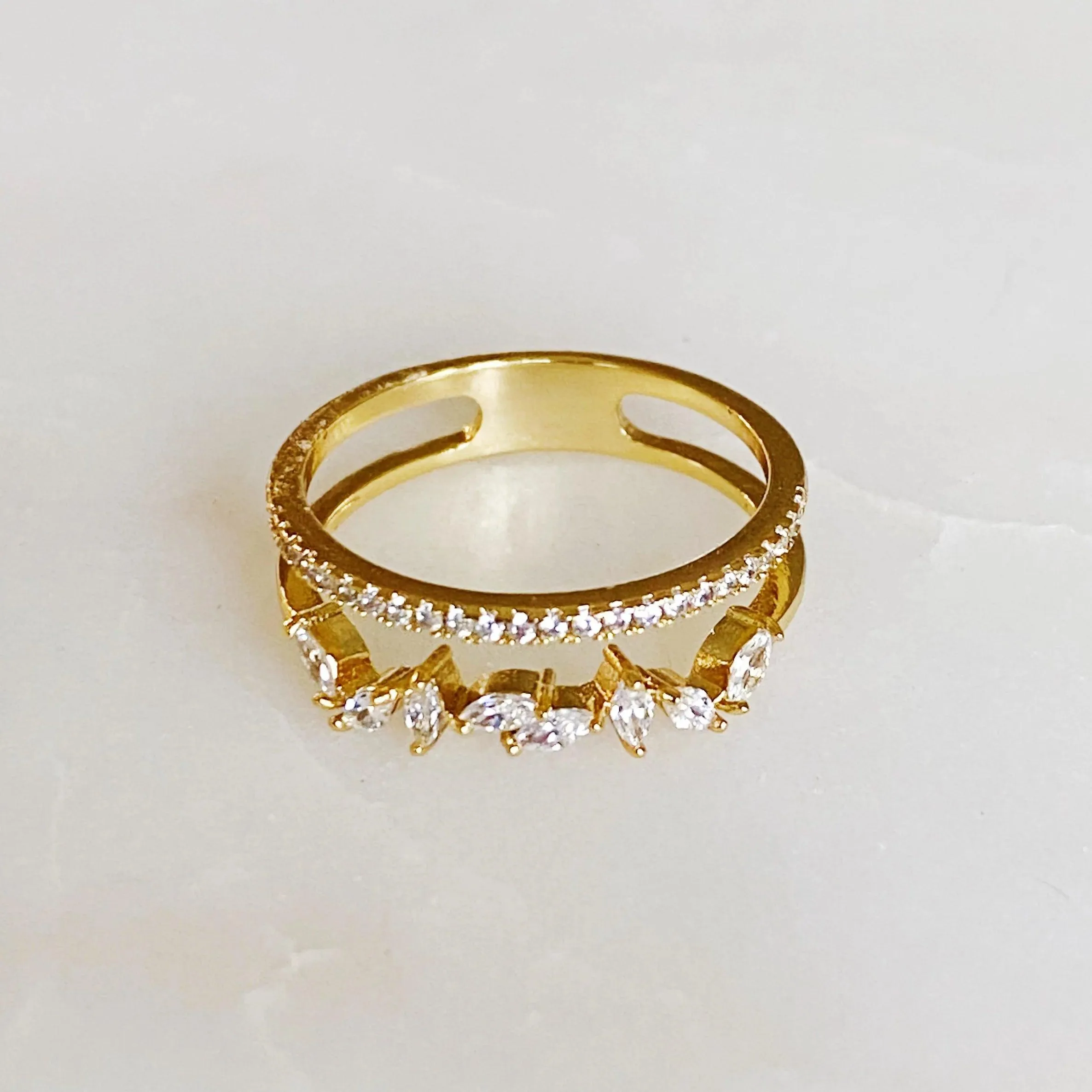 French Romance Jeweled Ring