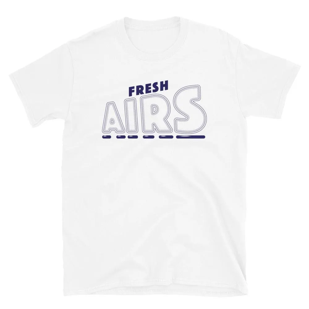 Fresh Airs Shirt To Match Nike Air More Uptempo White Midnight Navy