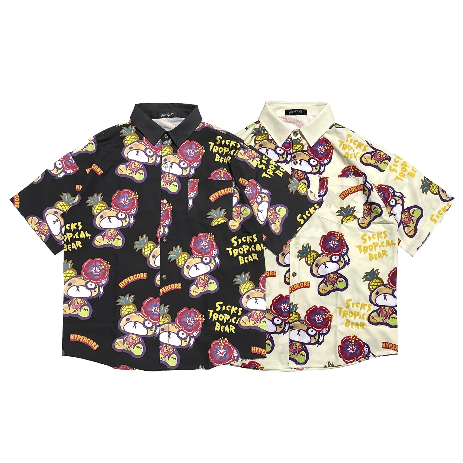 Hypercore "tropical bear" shirt