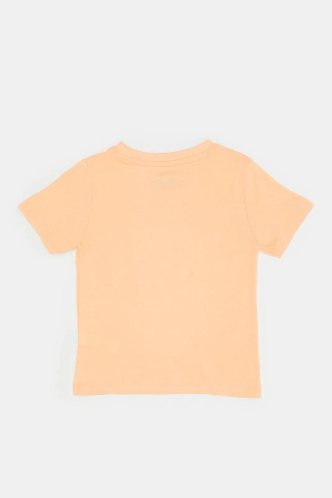 Infant Boys Peach Mummy Little Man T-Shirt