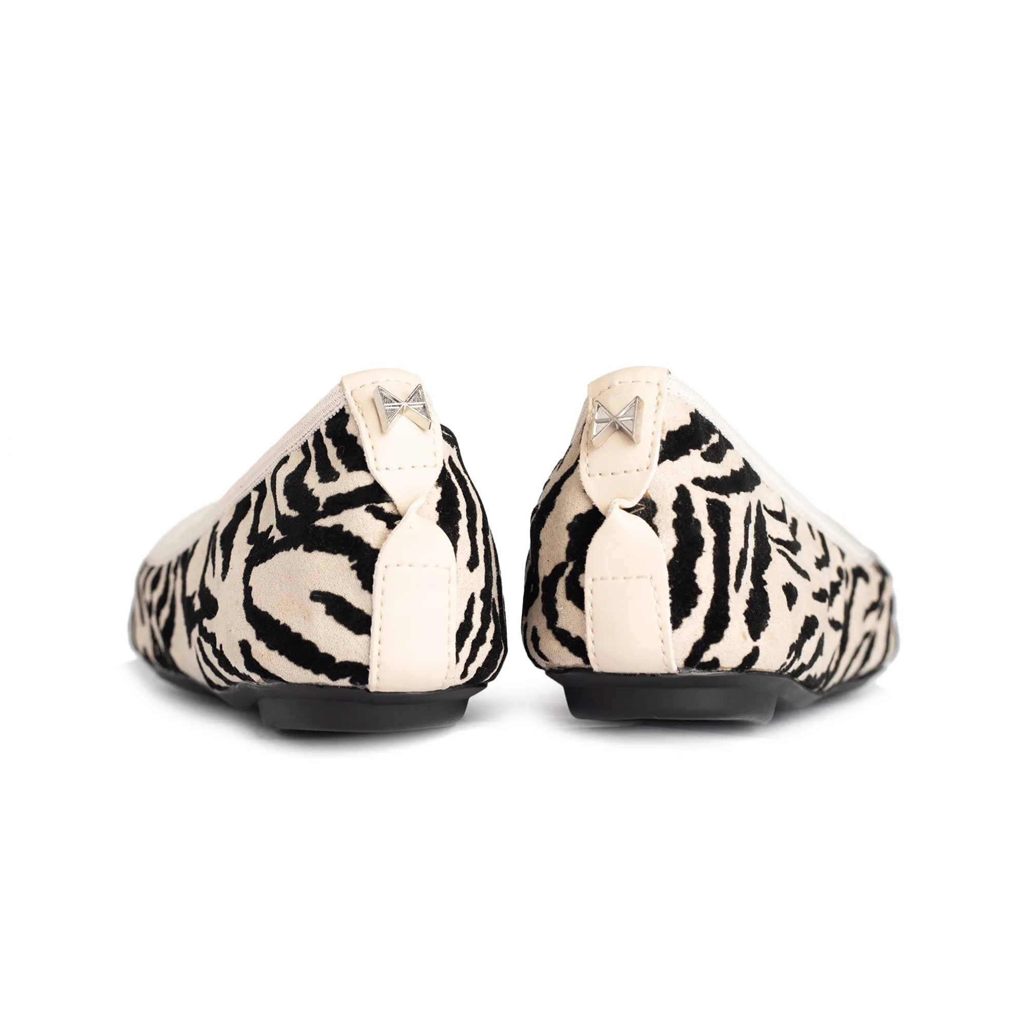 JANEY Ballet Flat Shoes - Zebra