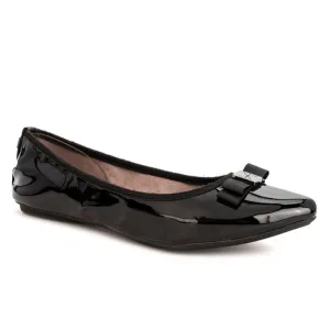 JASMINE Ballet Flat Shoes - Black Patent