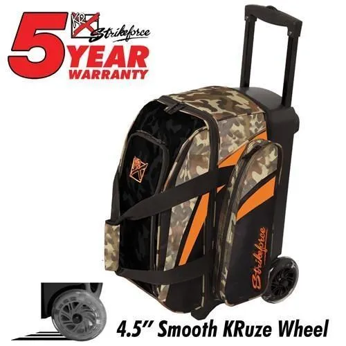 KR Strikeforce Cruiser Smooth Double Roller Camo Bowling Bag