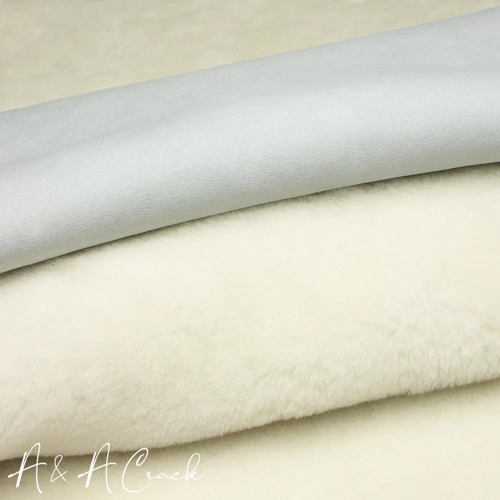 LAMBSWOOL SHEARLING - WHITE - 1/4 Inch