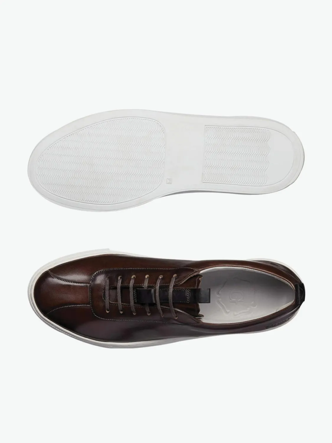 Leather Oxford Sneaker Brown