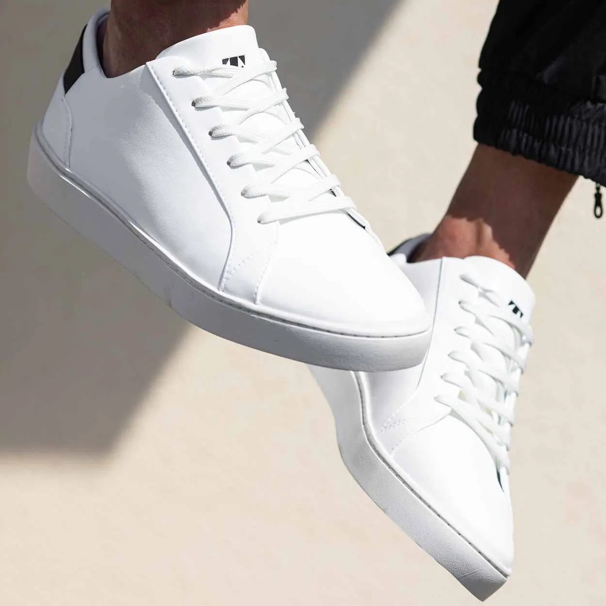 Men's Lace Up | White-Starstruck Yellow