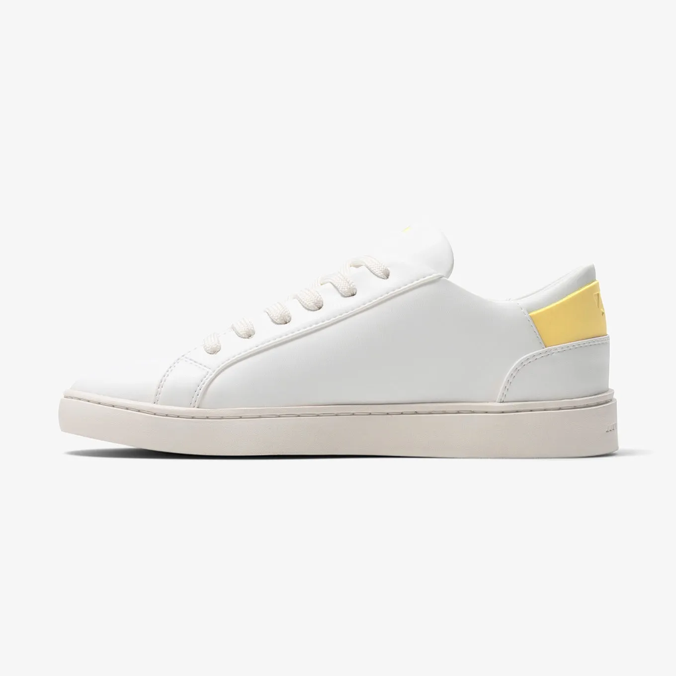 Men's Lace Up | White-Starstruck Yellow