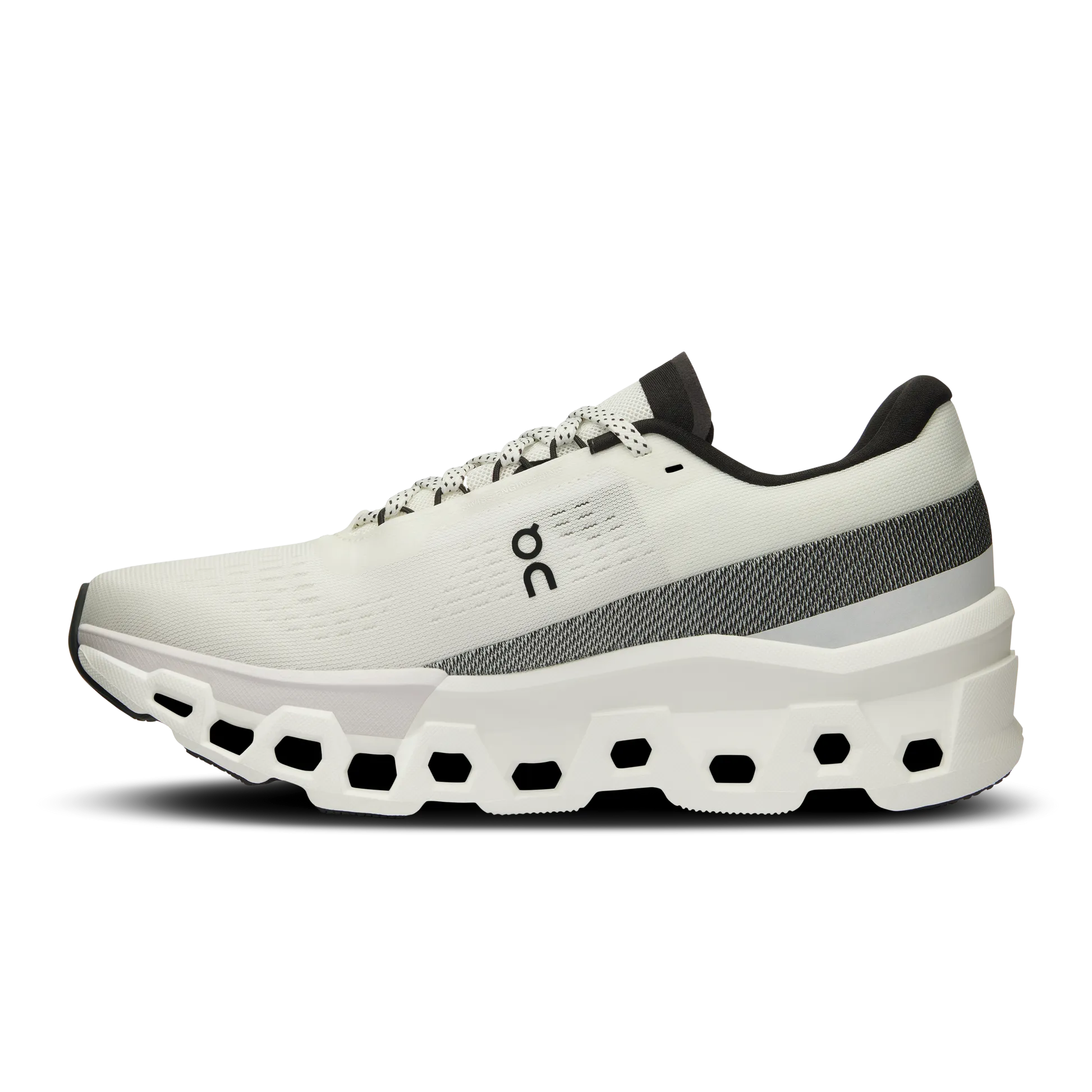 Womens On Running Cloudmonster 2 Shoes - Undyed/Frost Colorway, Cushioned Running Sneakers