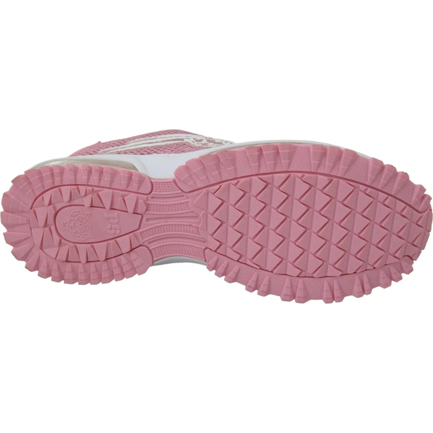 Plein Sport Chic Powder Pink High-Craft Sneakers