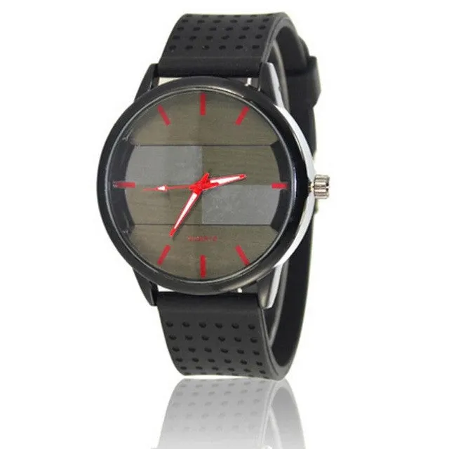 Quartz Luxury Leather Band Wrist Watch for Men