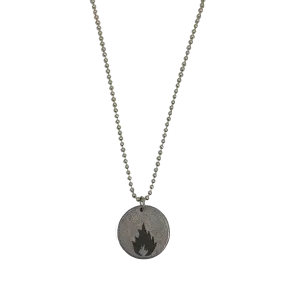 "KARMACOMA" COIN NECKLACE - MASSIVE ATTACK X LEGACY OF WAR COLLABORATION