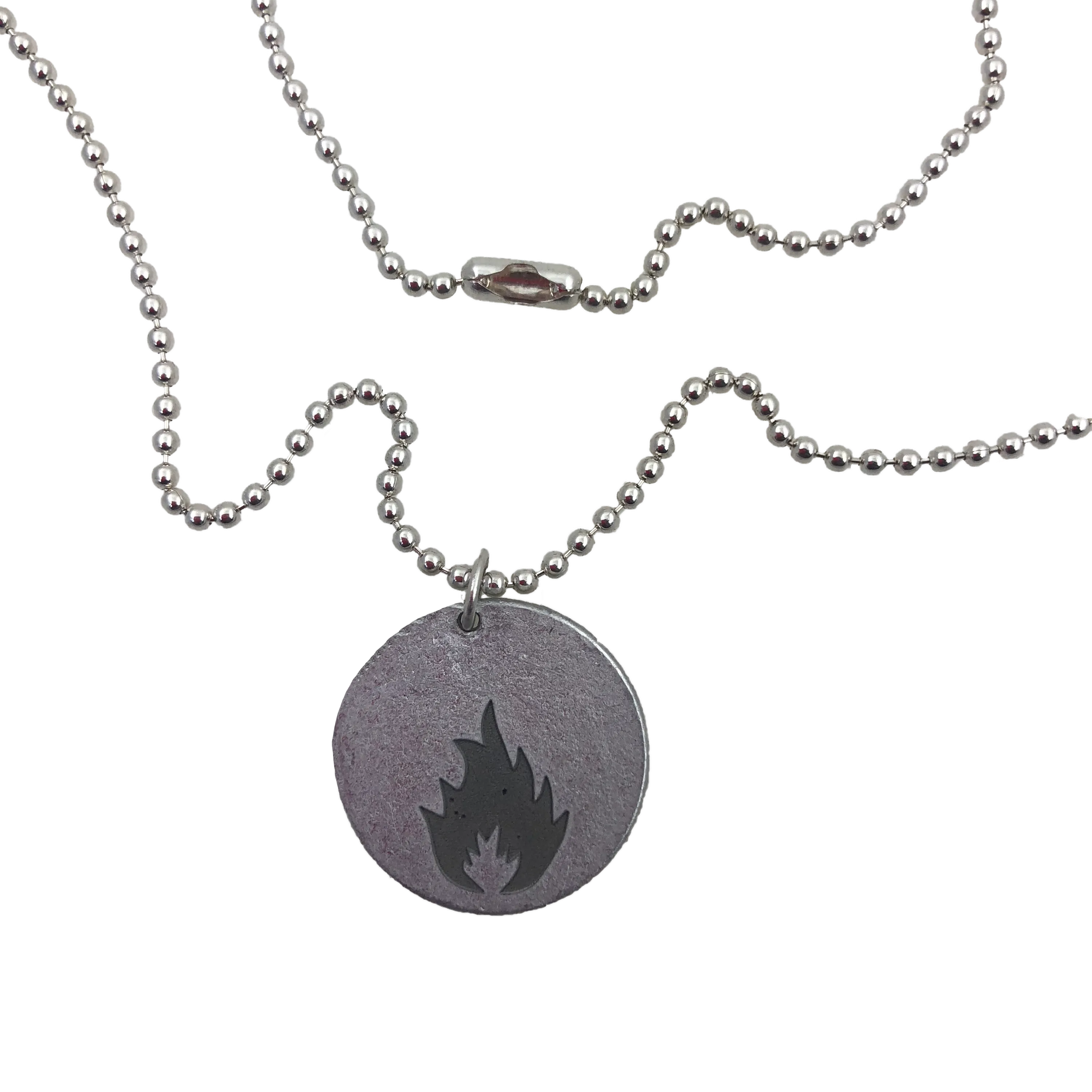 "KARMACOMA" COIN NECKLACE - MASSIVE ATTACK X LEGACY OF WAR COLLABORATION