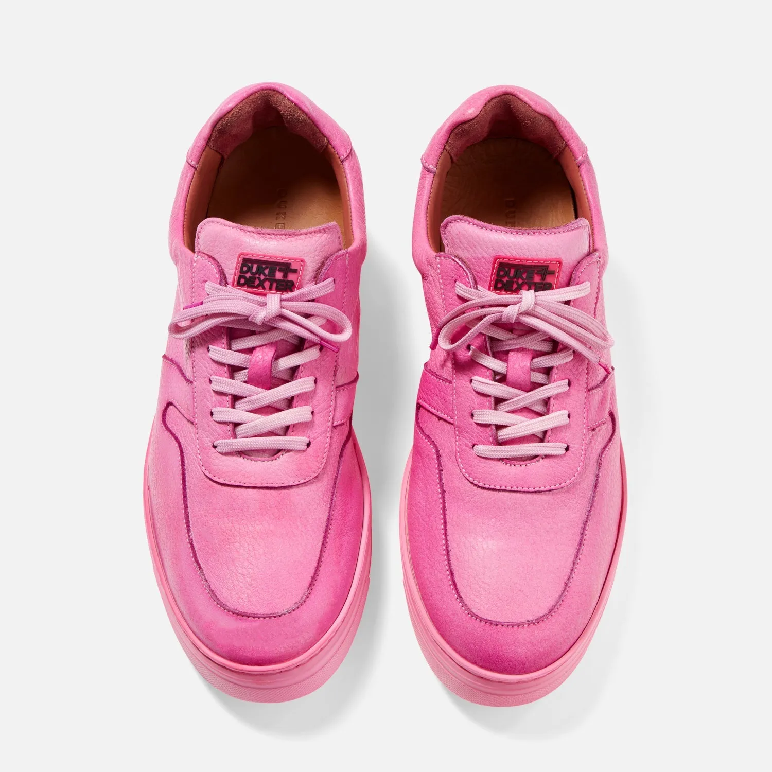 Ritchie Hand-Dyed Pink Sneaker - Men's