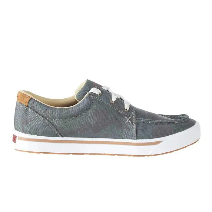 Twisted X Mens Green Camo Kicks Casual Shoes