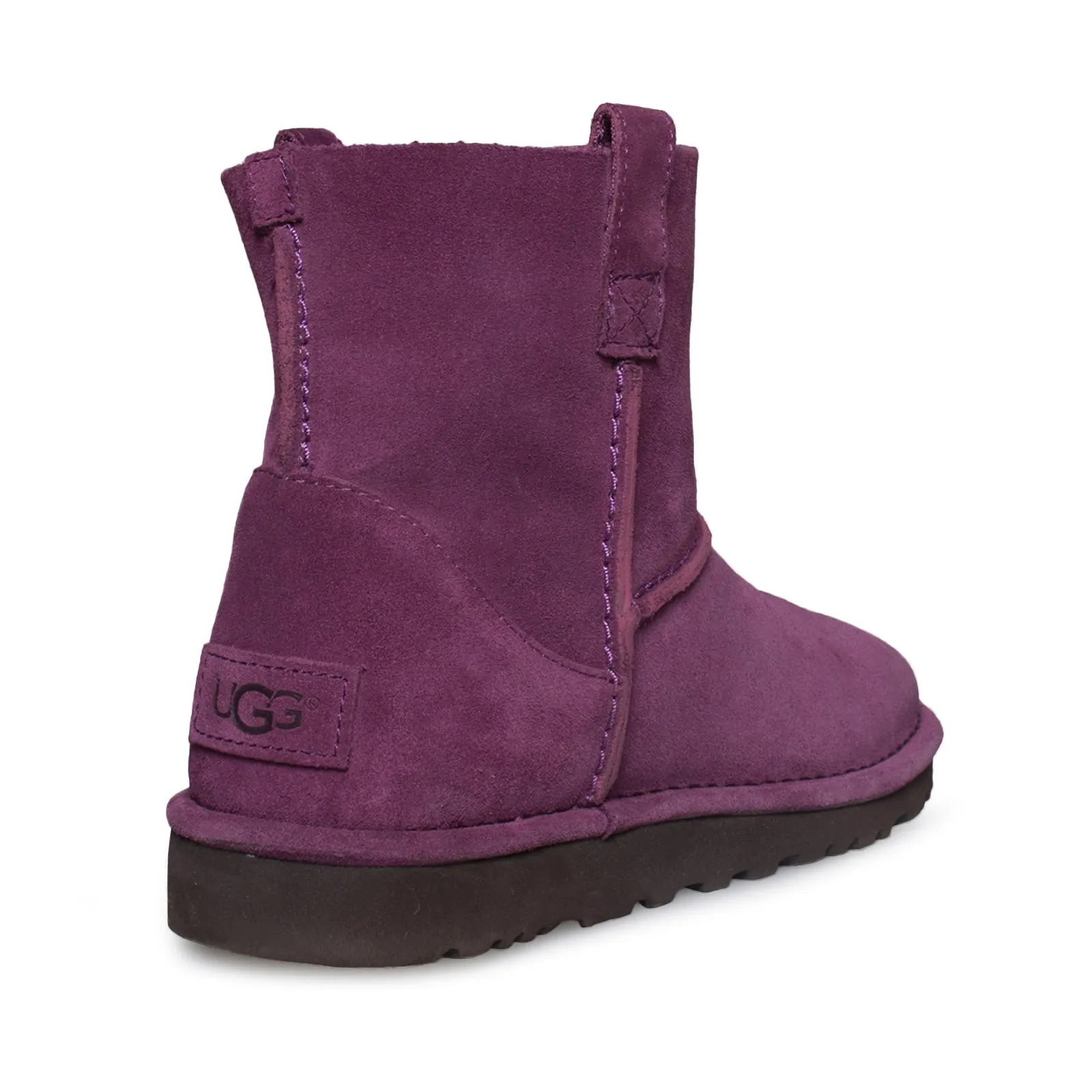 UGG Classic Unlined Mini Grape Wine Boots - Women's