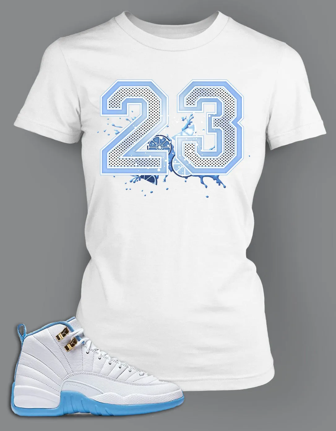 Womens Graphic T Shirt To Match Retro Air Jordan 12 Melo Shoe