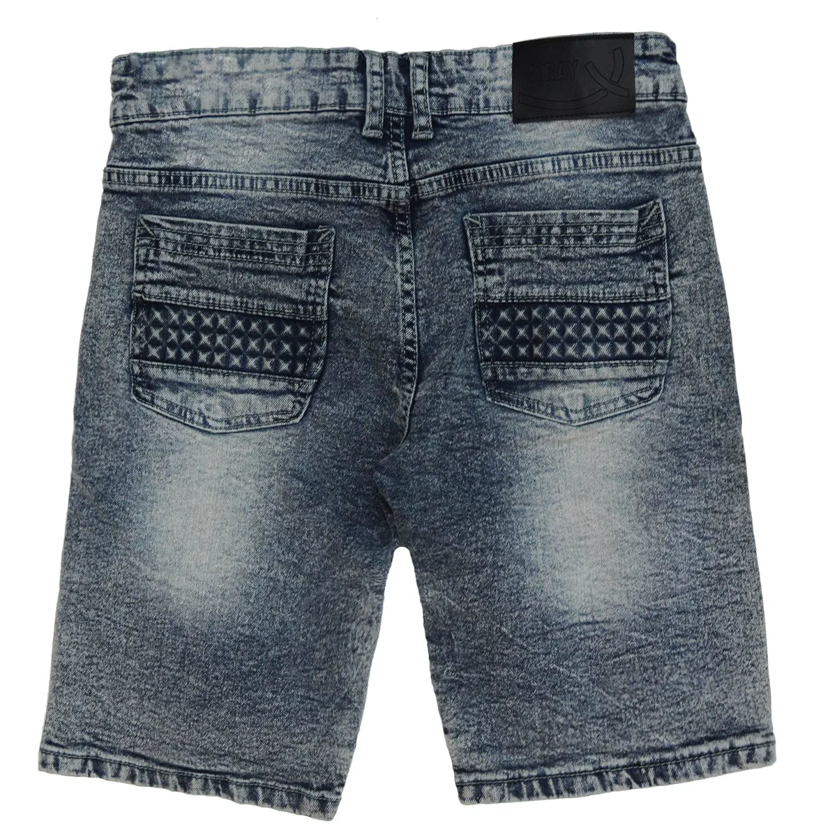 X RAY Kids Moto Biker Denim Shorts